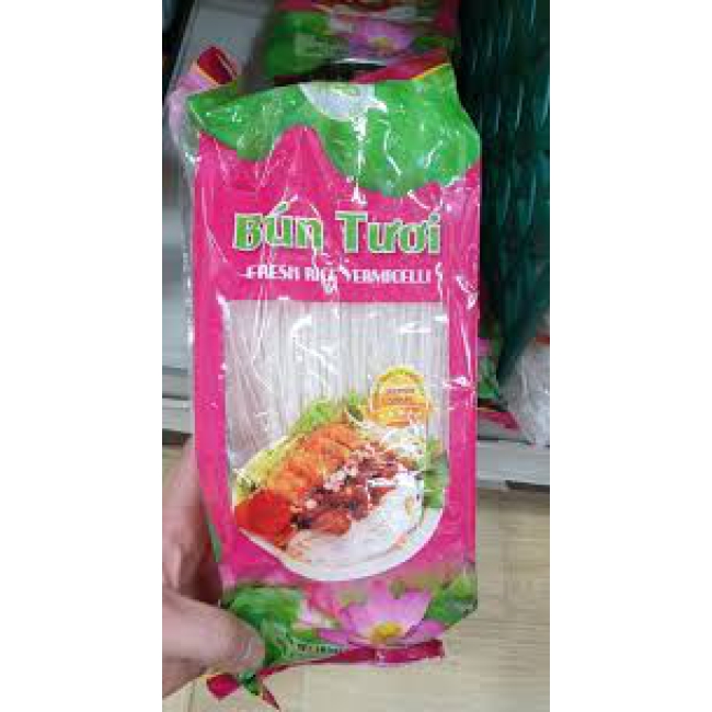 Bún tươi hoa sen 