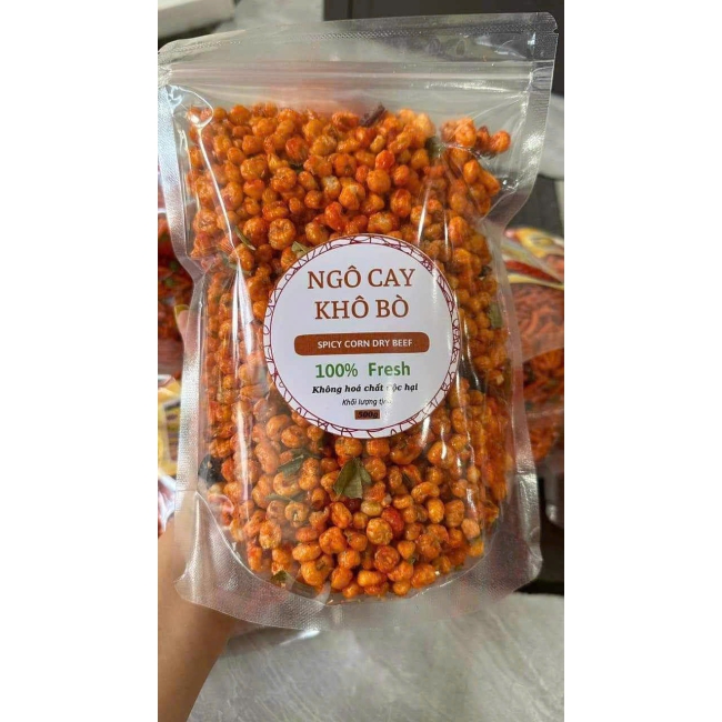 Ngô cay khô bò