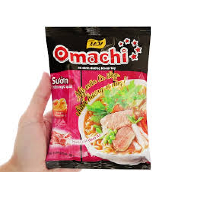 Mì omachi sườn 